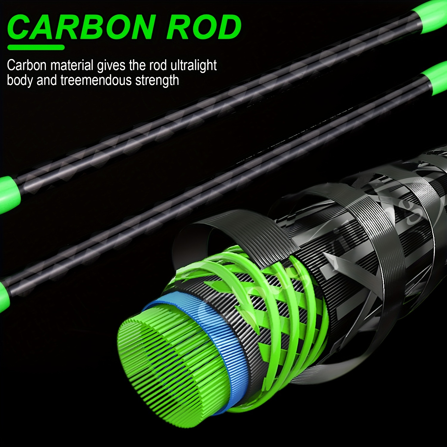 Sougayilang Fishing Rods Carbon Fiber Casting/spinning Rod - Temu