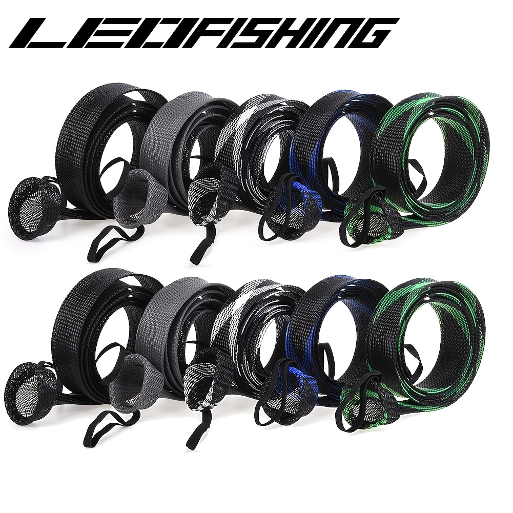 10pcs Silicone Camouflage Fishing Reel Handle Grip Cover Soft Non-slip Knob  Sleeve For Fishing Reel