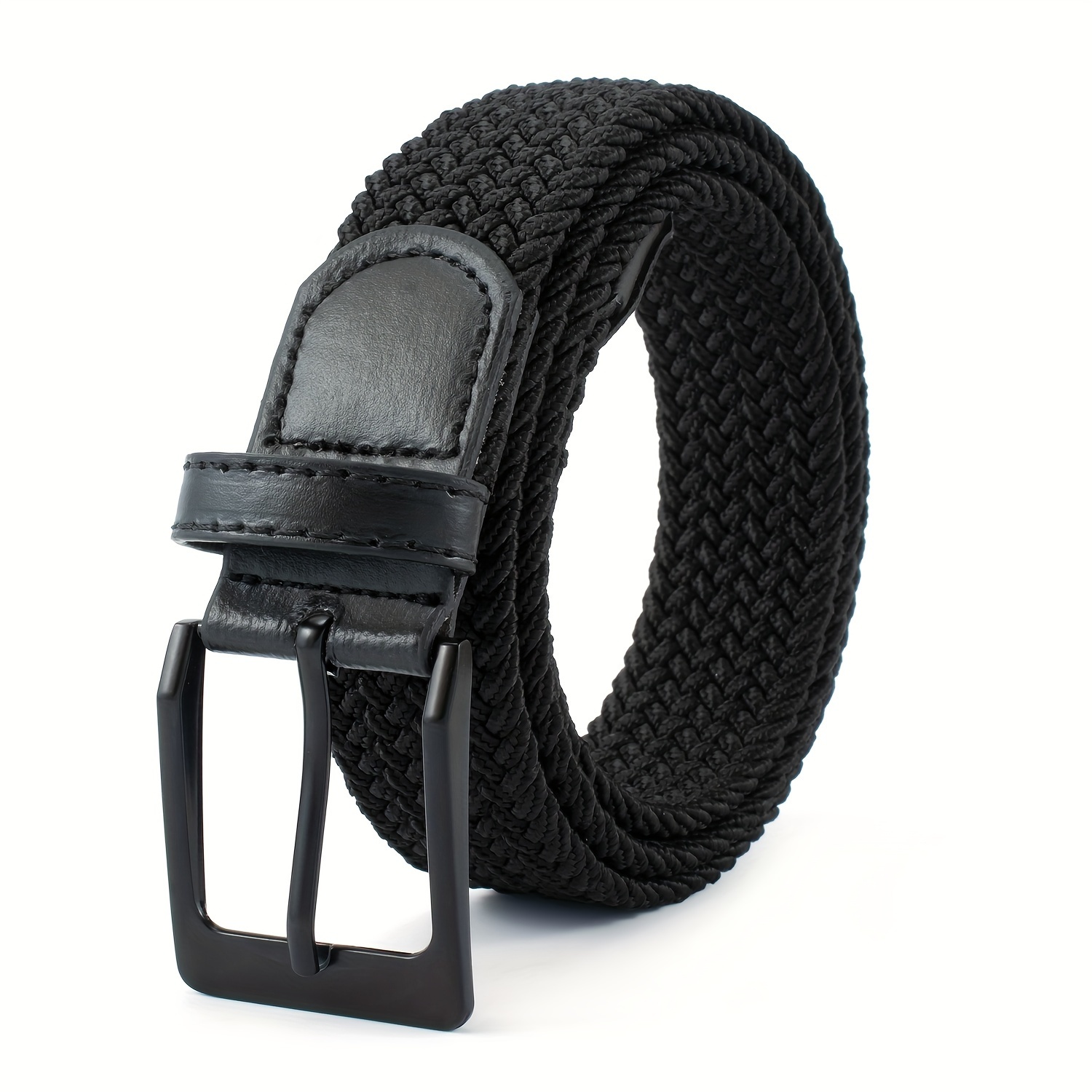 Image of Korean Men's And Women's Casual Belt Alloy Pin Elastic Breathable Belt Korean Version Pants Belt