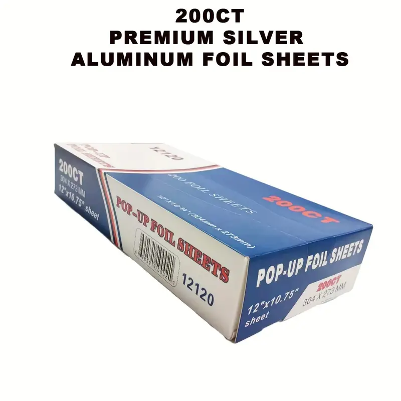 Aluminum Foil Sheets - Precut Foil Sheets - Pop Up Foil Sheets For