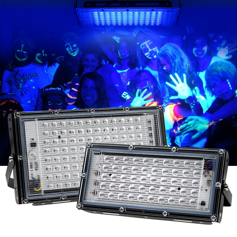 Uv Flood Light Uv Curing Lamp Fluorescent Party Stage Light - Temu