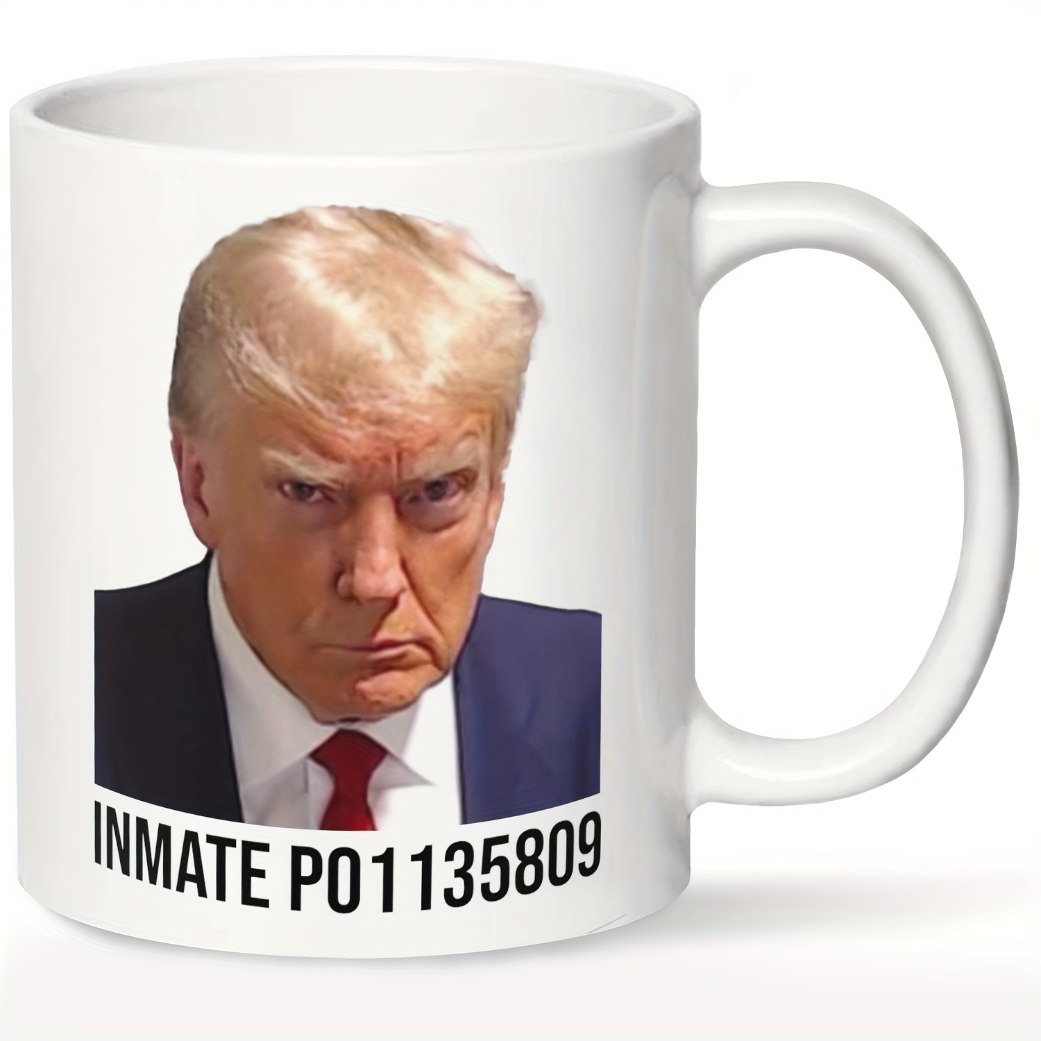 Trump Mug Shot Mug Funny Donald Trump Police Mugshot Photo - Temu
