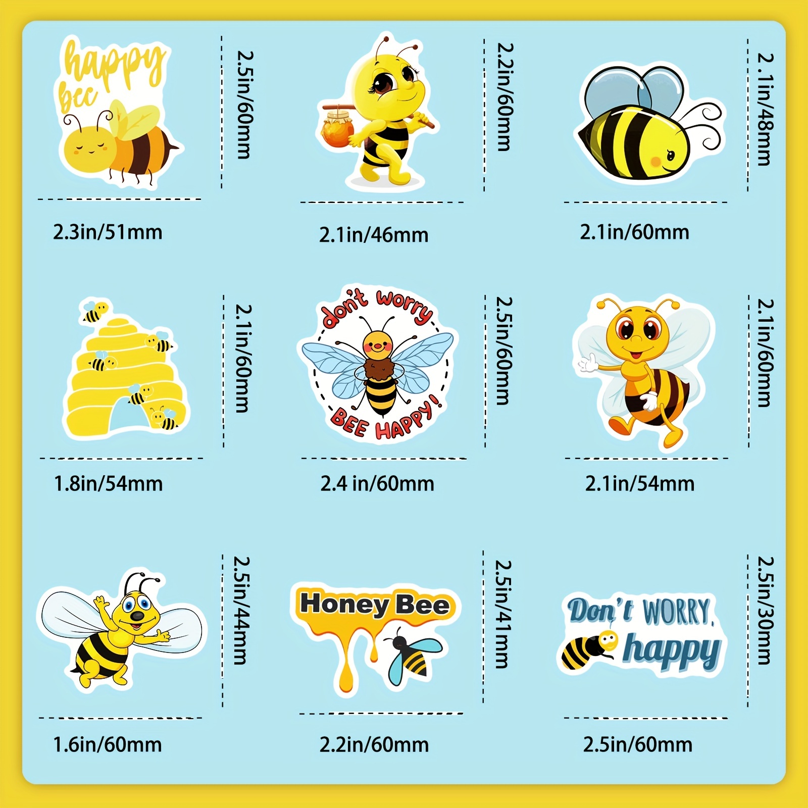 50pcs Kindness Stickers Waterproof Vinyl Be Kind Stickers for Kids Teens  Adults for Water Bottle Laptop Phone Scrapbook Journal Gifts