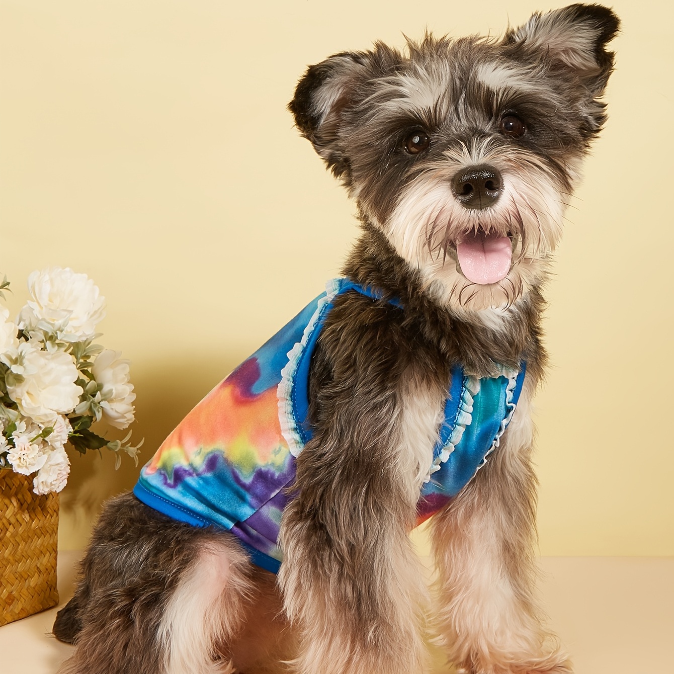 Dog tie dye store shirt