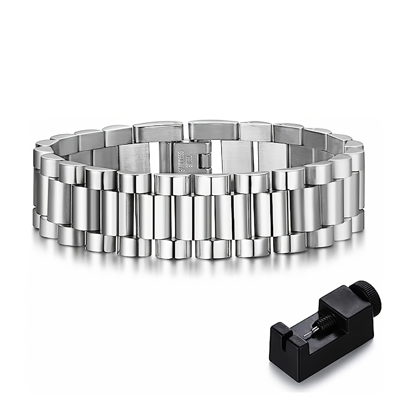 Chunky Watch Band Chain Bracelet