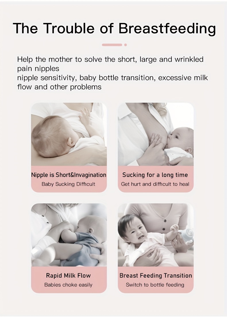 Breastfeeding Nipple Shields, Butterfly Shaped Silicone Nipple Protectors,  Soft Nipple Covers - Temu