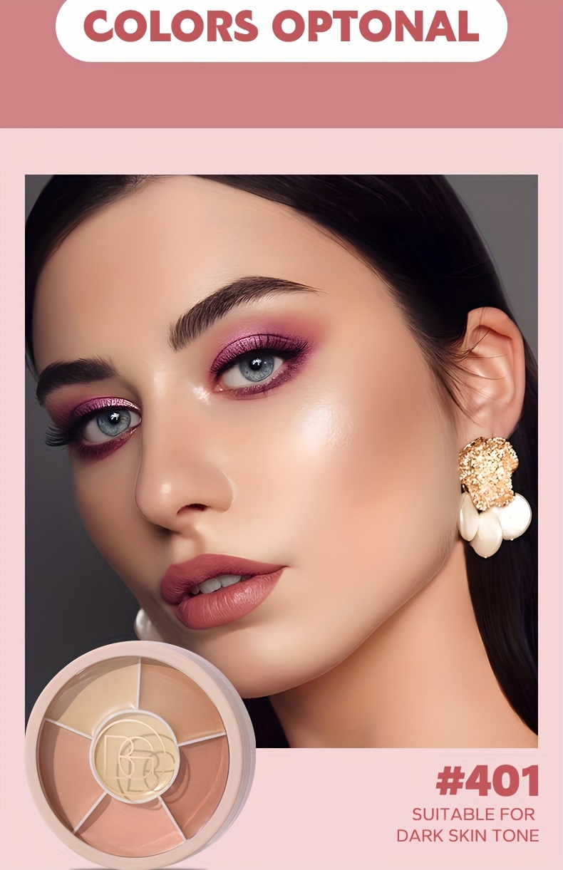 beauty glazed 6 color concealer for spotless brightened skin decrease tear gaps dark circles even skin tone details 5