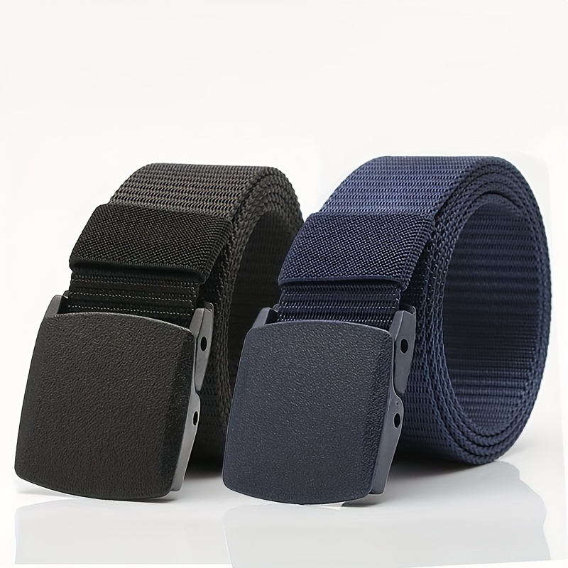 Mens Adult Unisex Canvas Quick Release Buckle Outer Belt Men's Outdoor  Training Belt Fitness Compression Belt : : Sports & Outdoors