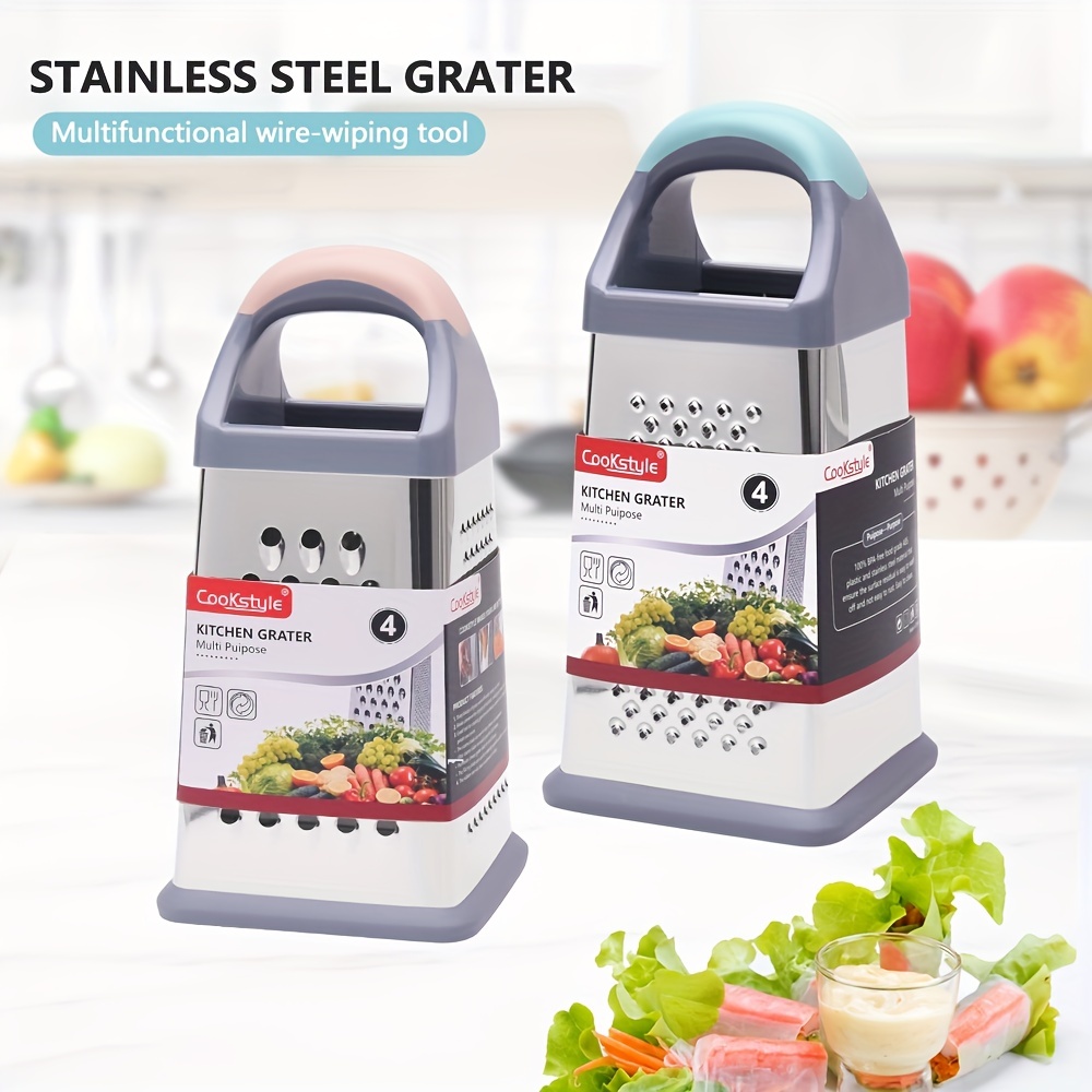 Box Grater Stainless Steel Vegetable Grater Multifunctional - Temu