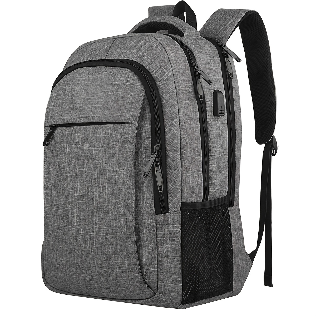 Travel Laptop Backpack with USB Charging Port - Waterproof