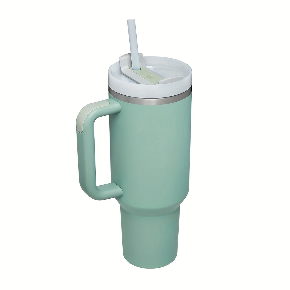 Cozy 40oz Tumbler With Handle Straw & Lid Reusable