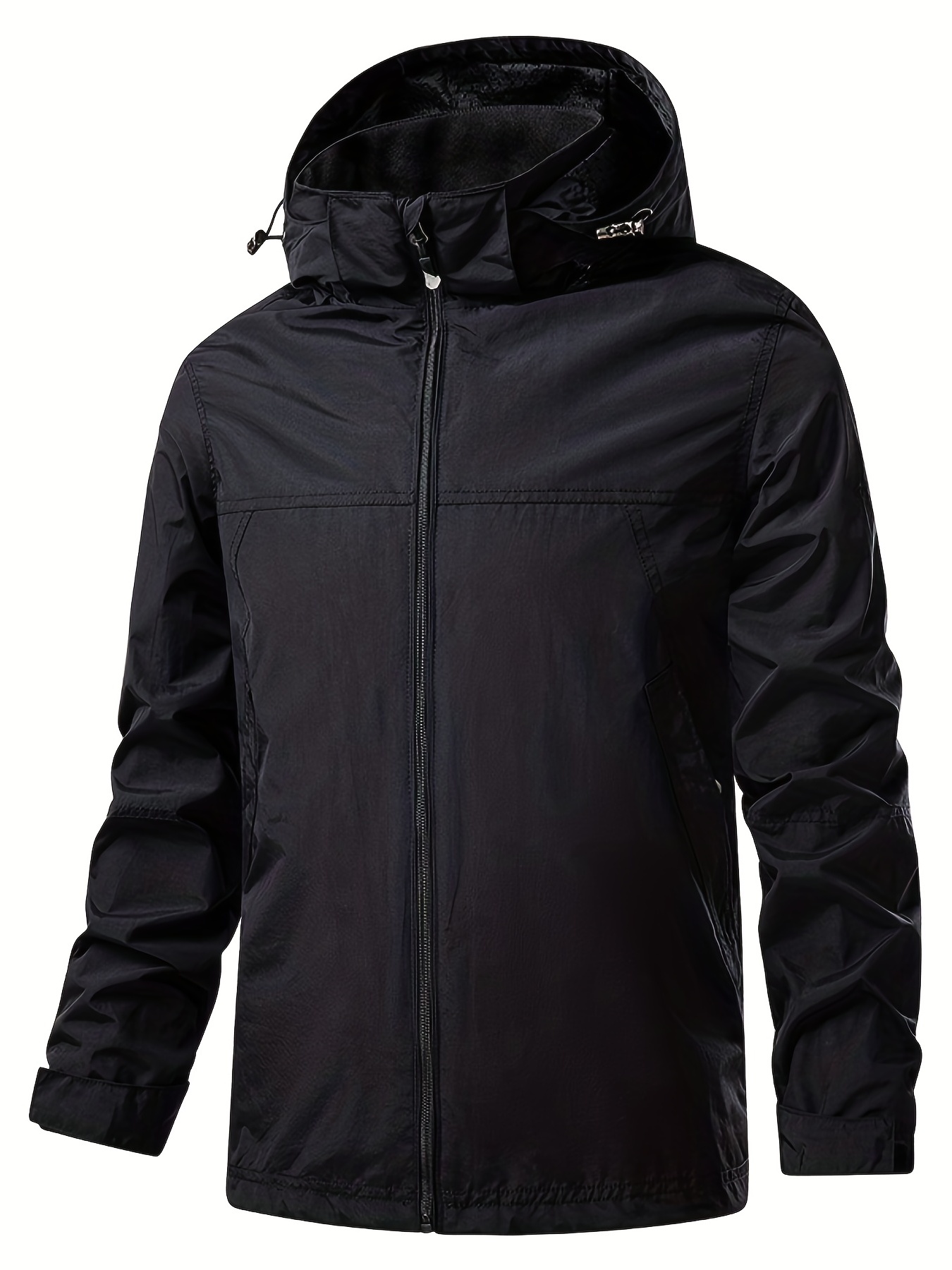 Men's Waterproof Windproof Cycling Jacket Hooded Zip - Temu