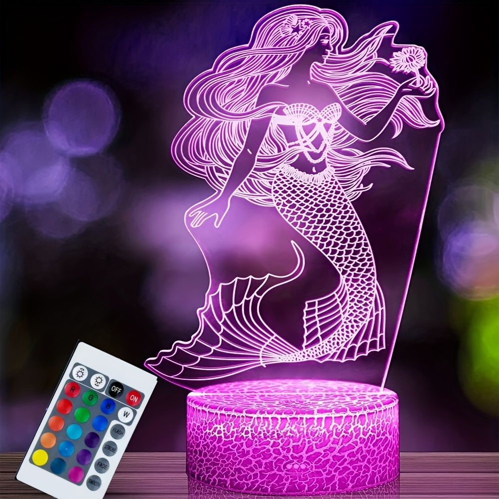 Acrylic Night Lamp With Base Cute Gifts For - Temu