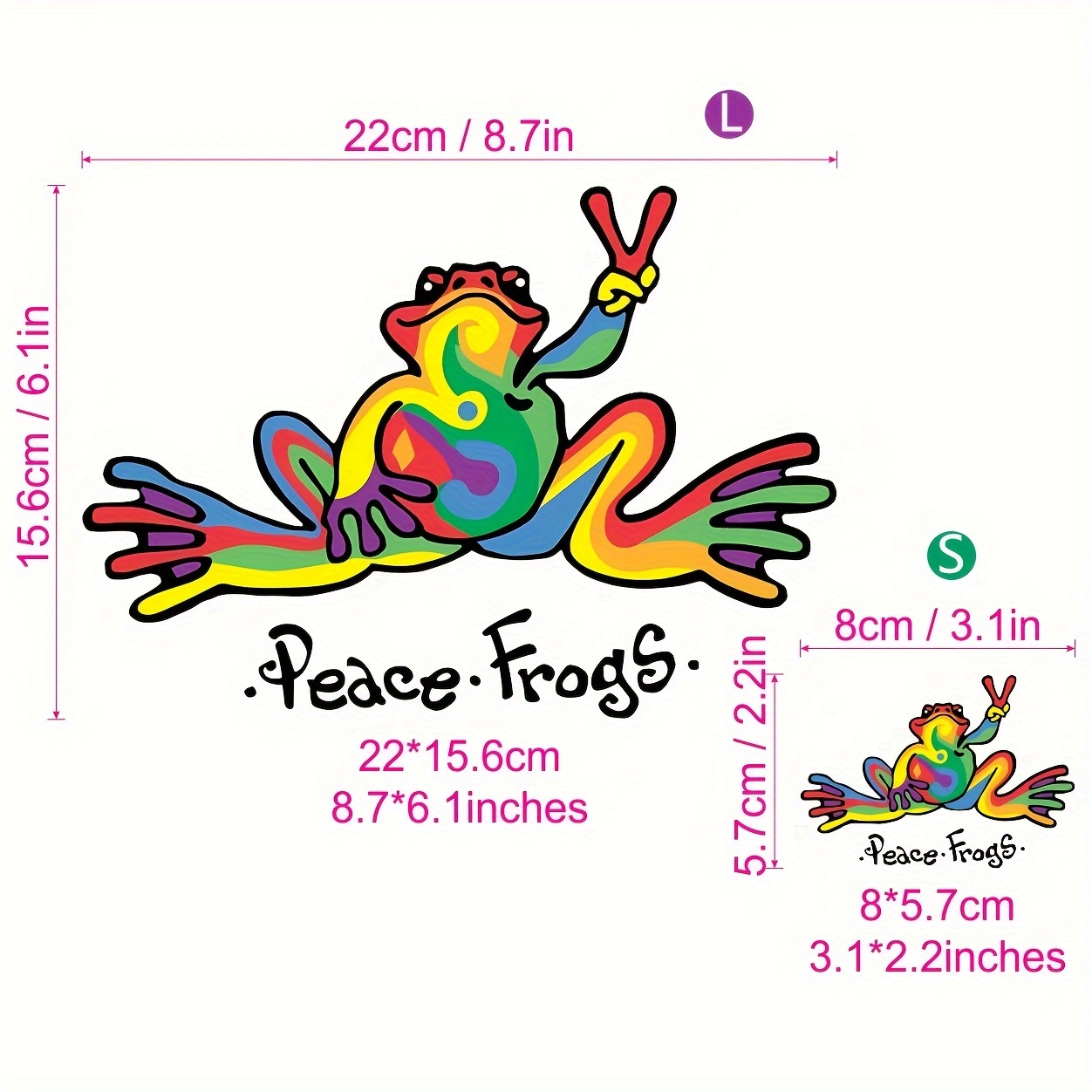 Peace Frog ID Patch