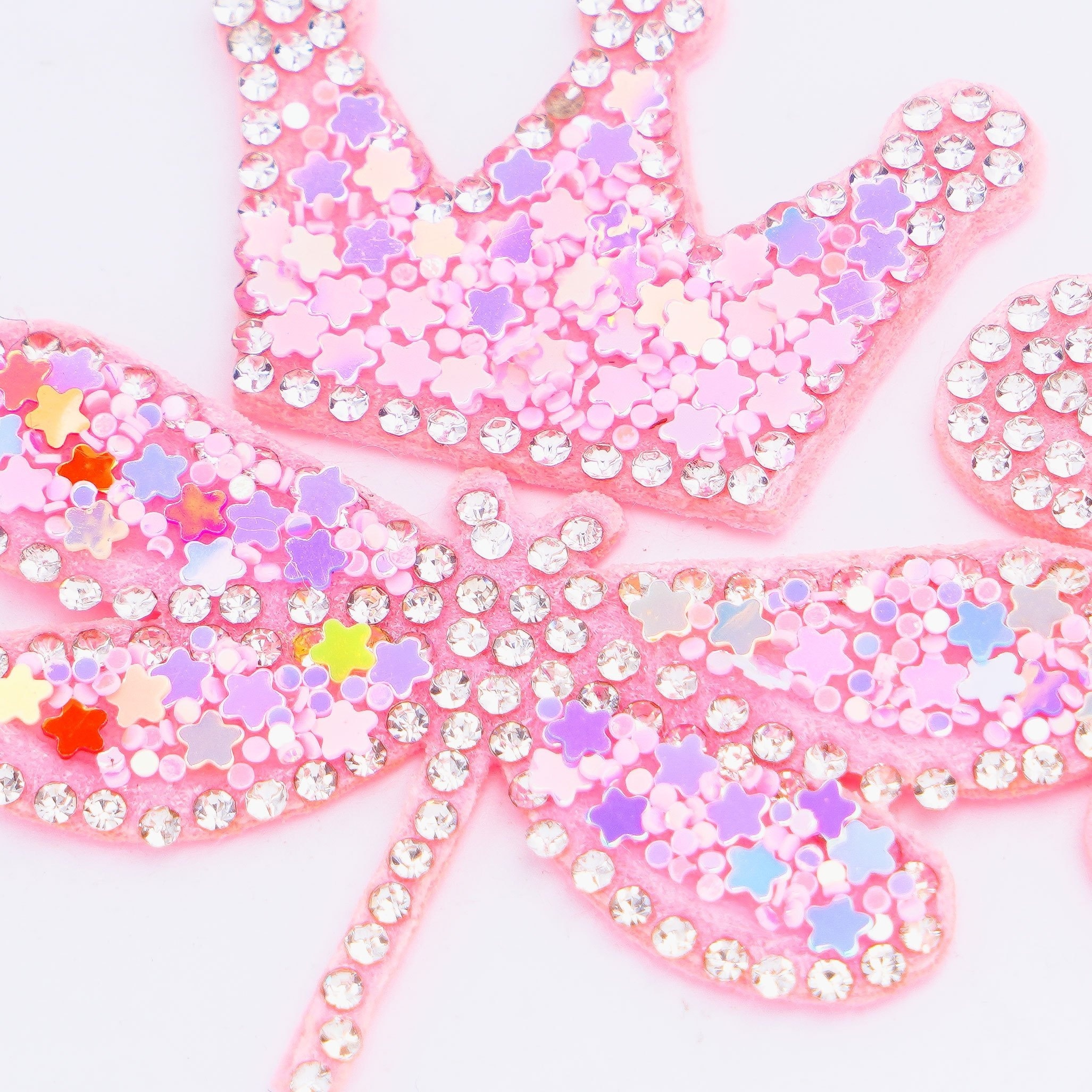  3 Pcs Embroidery Stickers Dress Material Sequins