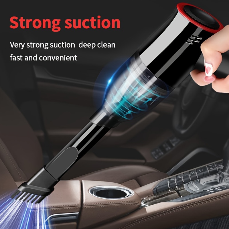 Car Vacuum Cleaner, Handheld Vacuum Cordless with 12000Pa Strong Suction,  Car Portable Vacuum Cordless Wet and Dry Cleaning, 120W High Power Small