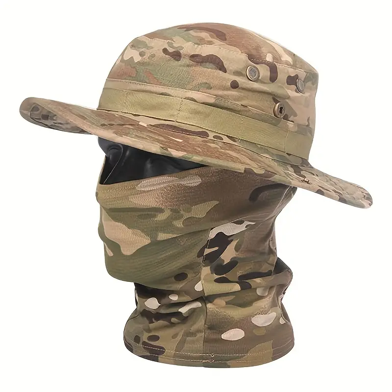 Stay Cool Protected: Camouflage Boonie Hat Perfect Outdoor - Temu Canada