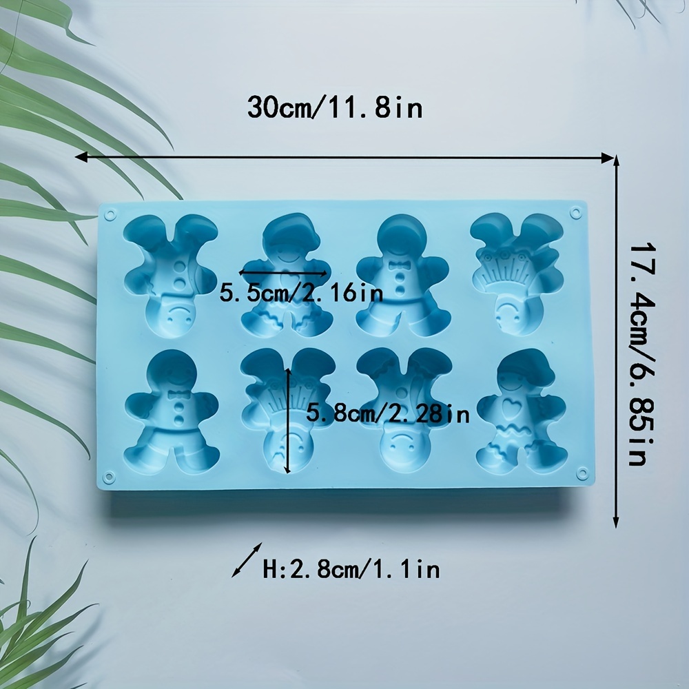 7 Cavity Round Christmas Cake Silicone Mold 3d Mousse - Temu