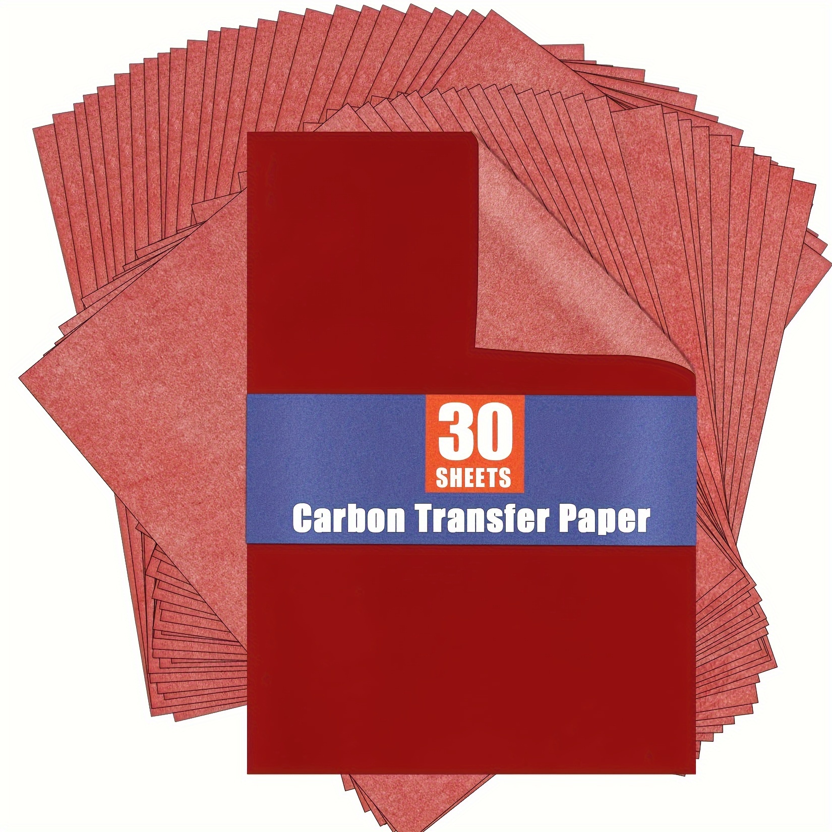 Carbon Paper For Drawing And Transfer Paper - 30 Sheets Of White A4 8.27 X  11.81 Inches