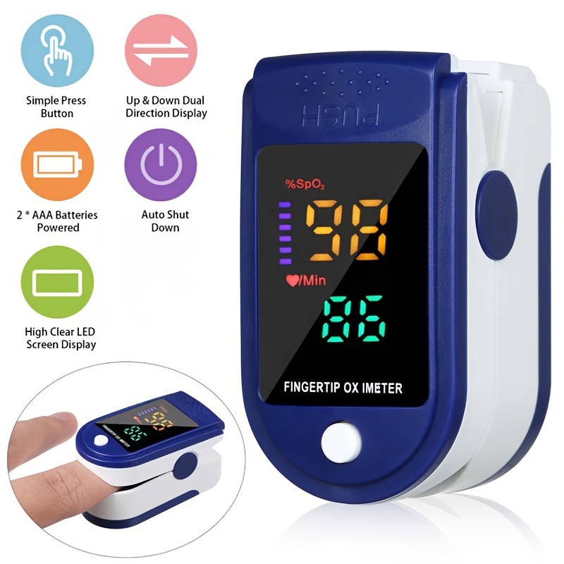 Buy Pulse Oximeter Blood Oxygen Meter Finger SpO2 Online
