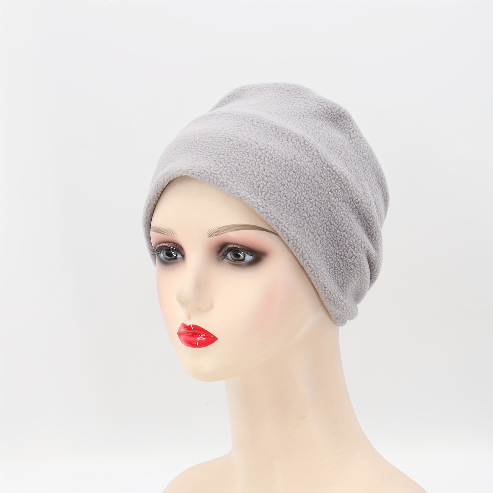Polar Fleece Wide Headbands Women Solid Color Boho Stylish - Temu