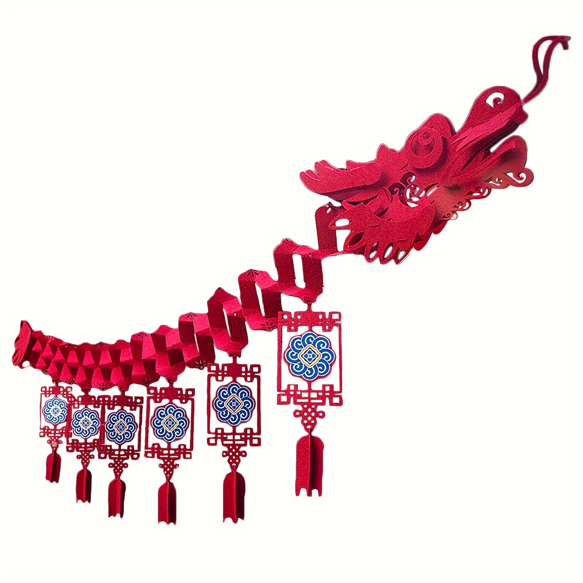 1pc Stylish New Year Dragon, Chinese Themed Dragon Hanging Decoration for  New Year Spring Festival Chinatown Ceiling Eaves Shops Restaurant Home Party