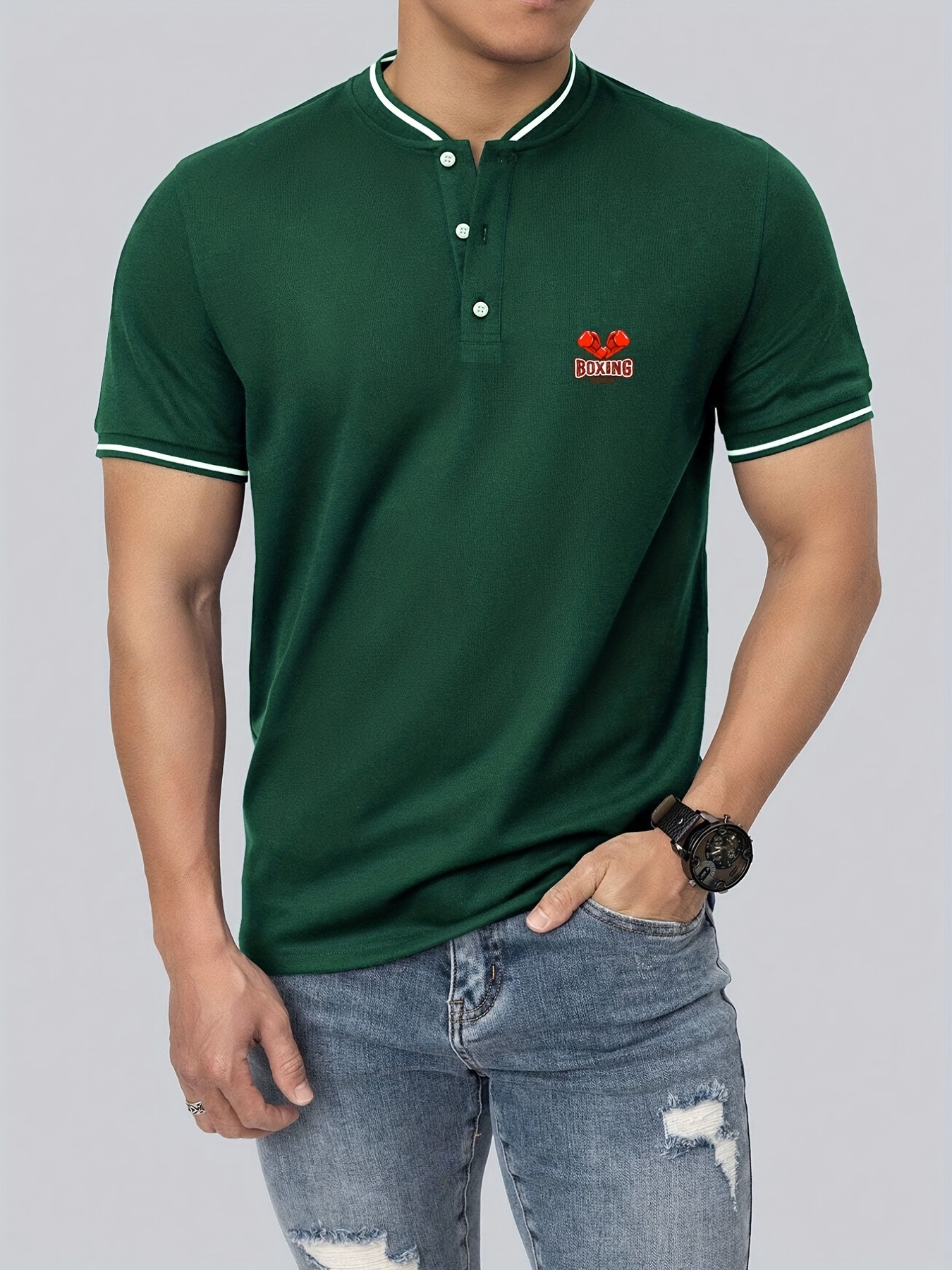 Camiseta Con Estampado De Campeón De Boxeo, Camisetas Para Hombres, Camiseta  Informal De Manga Corta Para Verano, Primavera Y Otoño, Camisetas Como  Regalo - Ropa De Hombre - Temu Spain