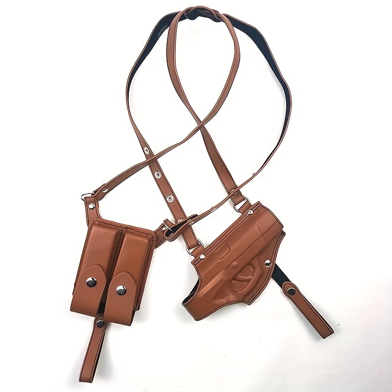 Vintage Tandy Leather Shoulder Holster Kit Assembled NEVER Used No 4416