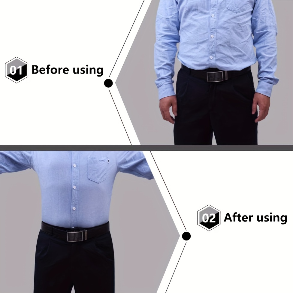 Adjustable Men's Shirt Stays With Non slip Locking - Temu