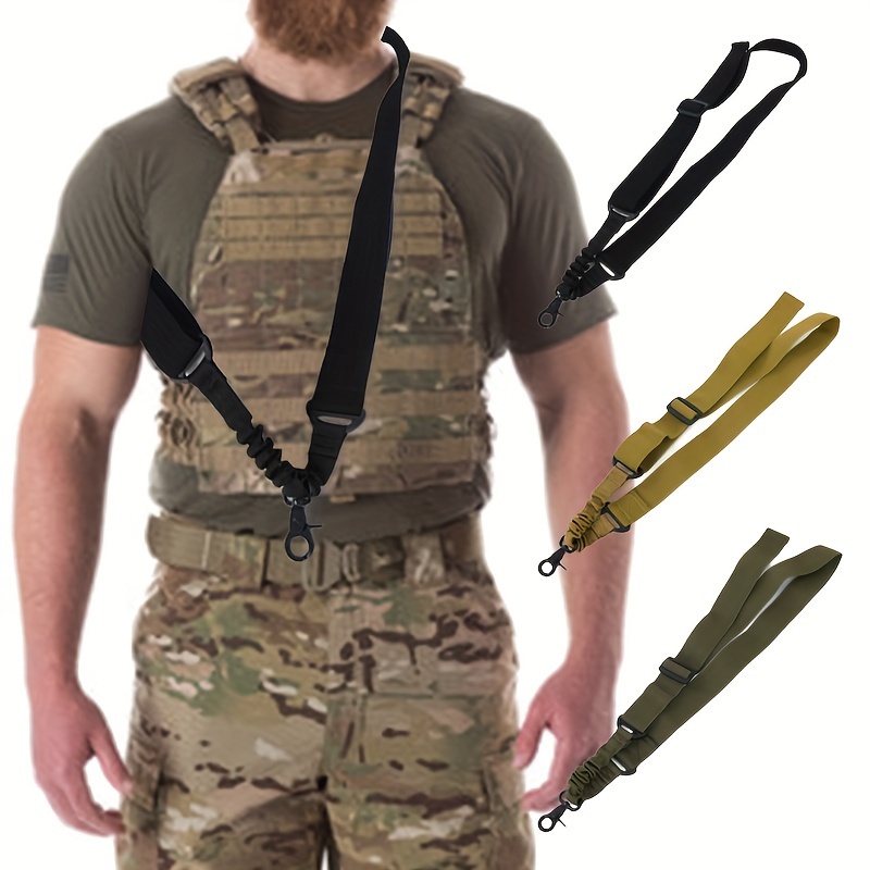 Cheap Single Point Double Point Multi Mission Tactical Sling AR AK Rifle  Universal Gunsling Rope Adjustable Strap Rope for Outdoor Activities