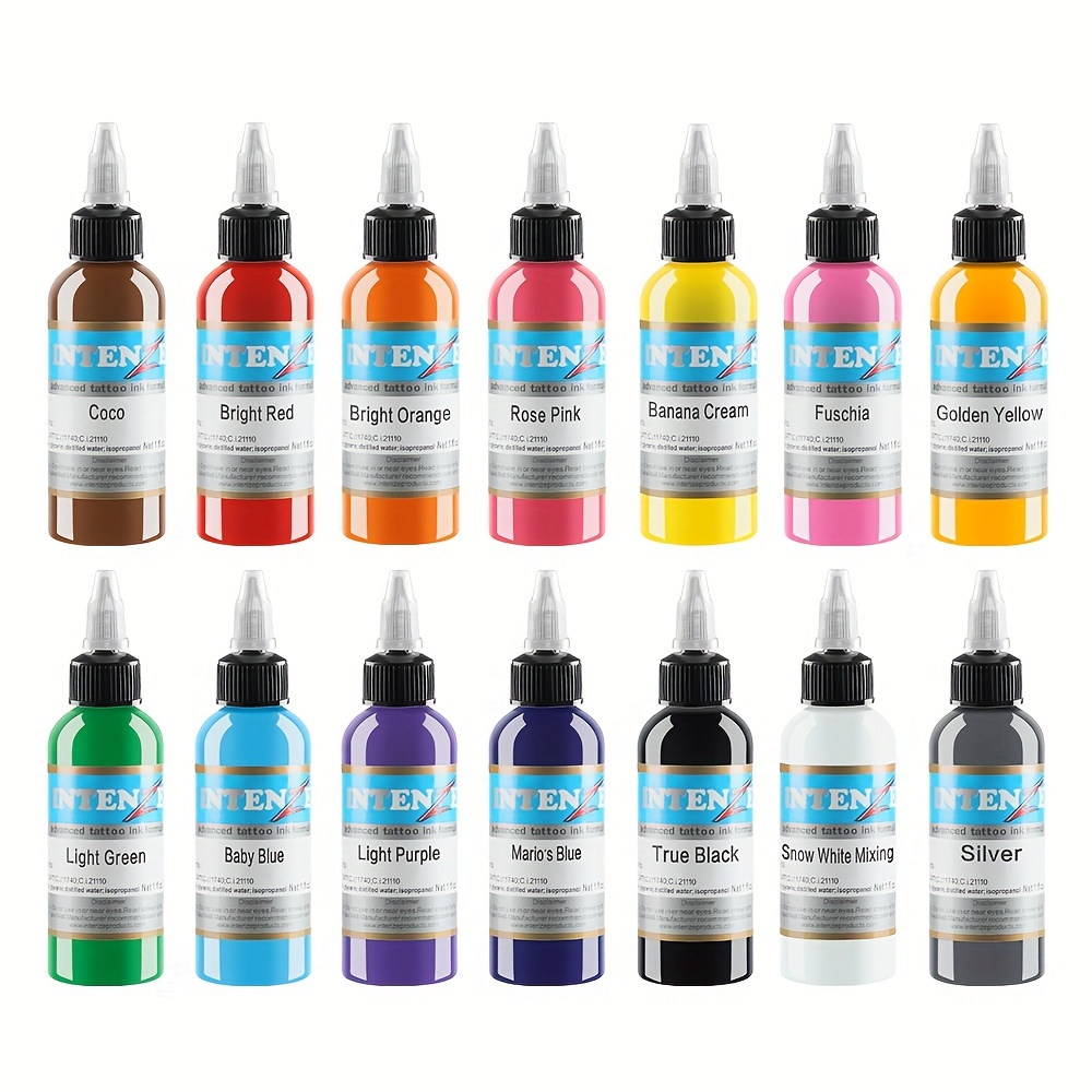 7pcs/set Tattoo Ink Set, Professional Tattoo Set, Long Lasting Tattoo  Painting Tattoo Supplies, Professional Supply For Body Art