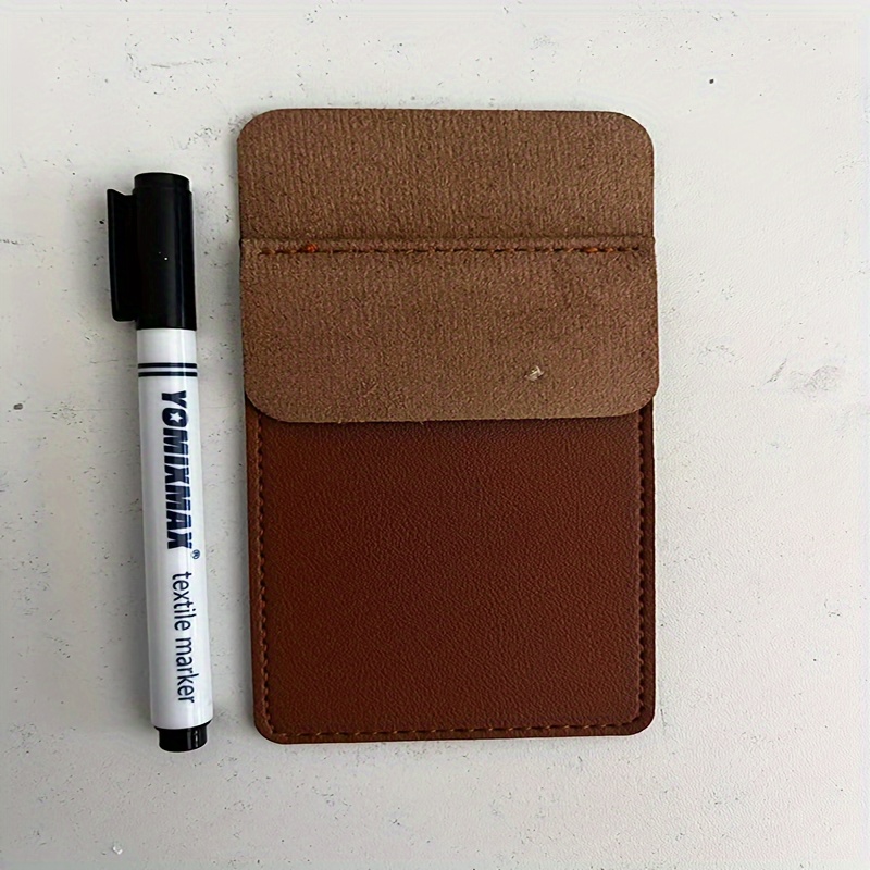 Pen Pocket Protector, PU Leather Pocket Pen Holder Organizer Pouch