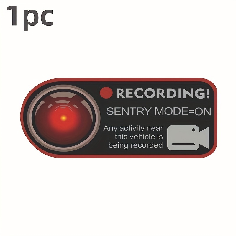 Suitable Model 3 Model Y/s/x Sentry Mode Car Stickers - Temu Germany