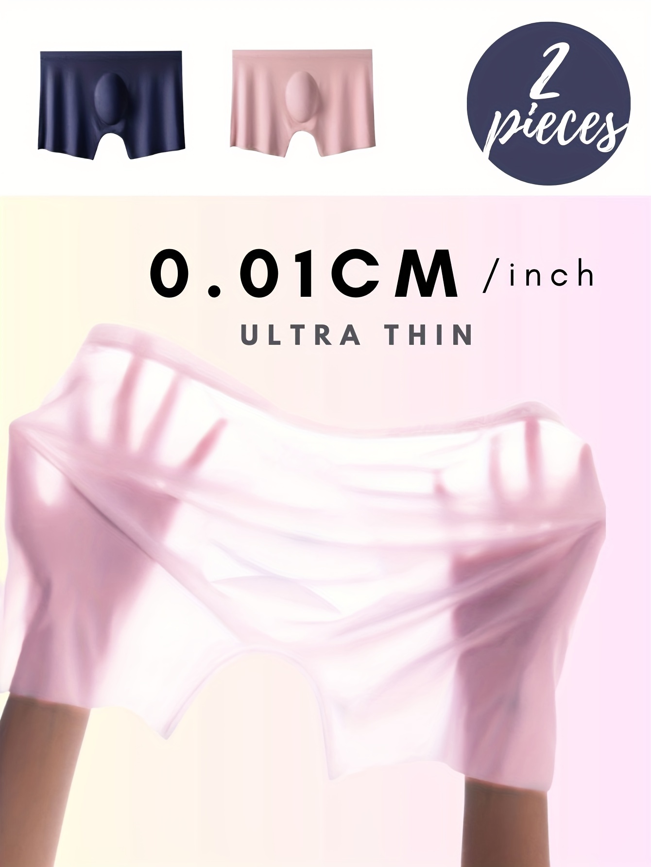 2pcs Ultra Thin Summer Comfort Ice Silk Bra In Plus Size, Women's