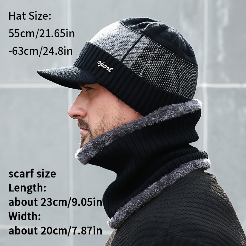 Marca Skullies Gorros Hombres Sombreros de invierno para hombres Gorra  Mujeres Sombrero de punto de invierno Hombre Cálido Gorro grueso Gorro  Bonnet Piel de punto Gorro