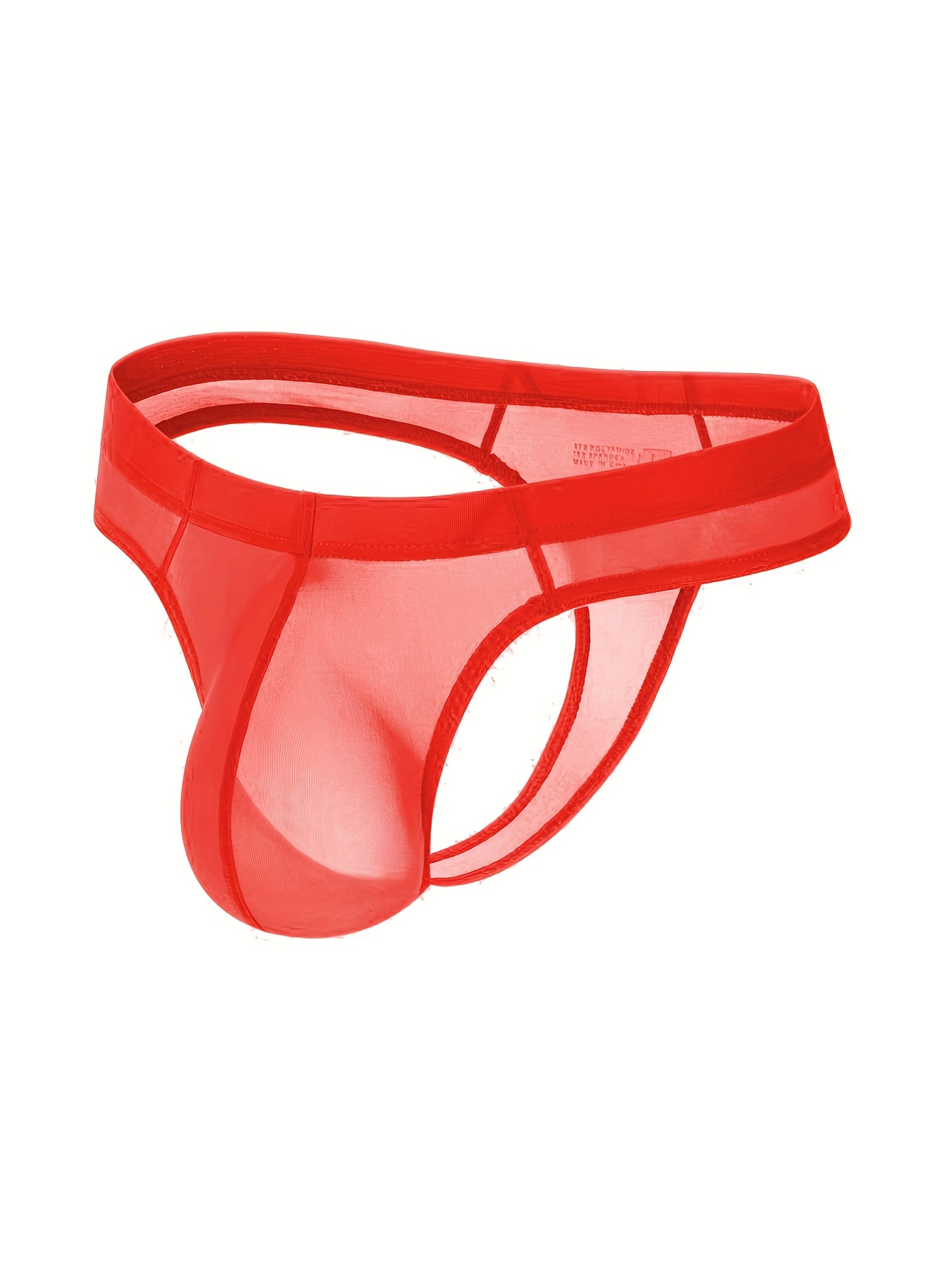 Sheer Thong Briefs Men Sexy See Bikini Underwear T back G - Temu