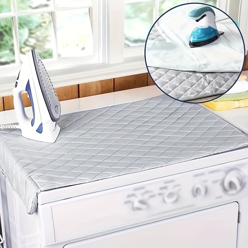 Ironing Mat for Table Top, Ironing Blanket, Portable Ironing Pad for  Washer, Dryer, Pad for Travel, Non Slip Dots Backing, Iron Board  Alternative