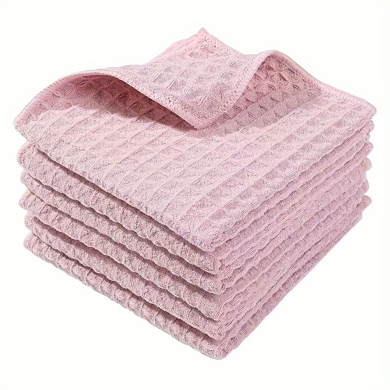 Thickened Waffle Dish Towels, Absorbent Dish Rag, Scouring Pad, Square Dish  Cloths, Simple Style Dish Towel, Cleaning Cloth For Sink Or Kitchen Stove,  Antibacterial Washable Cleaning Brush, Kitchen Stuff Kitchen Cleaning  Gadget 