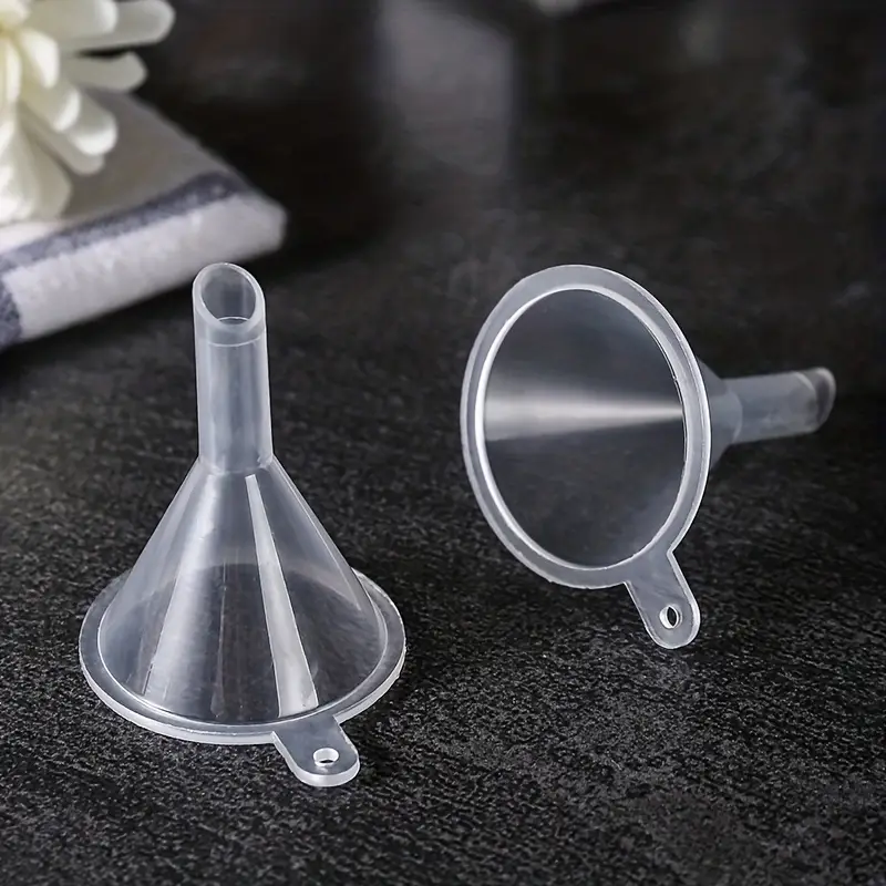 3Pcs Glass Small Funnel Mini Funnel Clear Funnels For Lab Bottles,  Essential Oils, Perfumes, Spices, Sand Art, Powder Funnel,, For Filling  Small Bottles Transfer Liquid Refill Perfume Essential Oil Dispensing Tool,  Travel