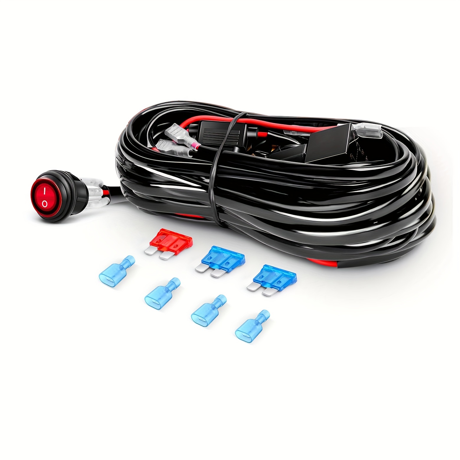 Relè automobilistico impermeabile 4PCS relè 12V con cablaggio 5