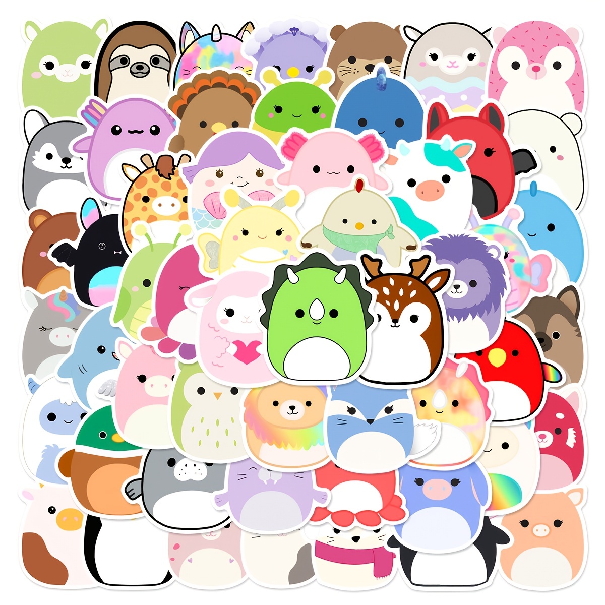 Cartoon Cute Assorted Pattern Stickers Waterproof Pet - Temu