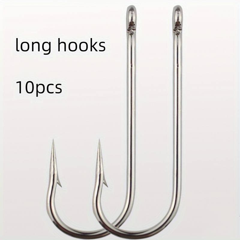Long Shank Hooks Short Shank Hooks Coated Carp Fishing Hooks - Temu