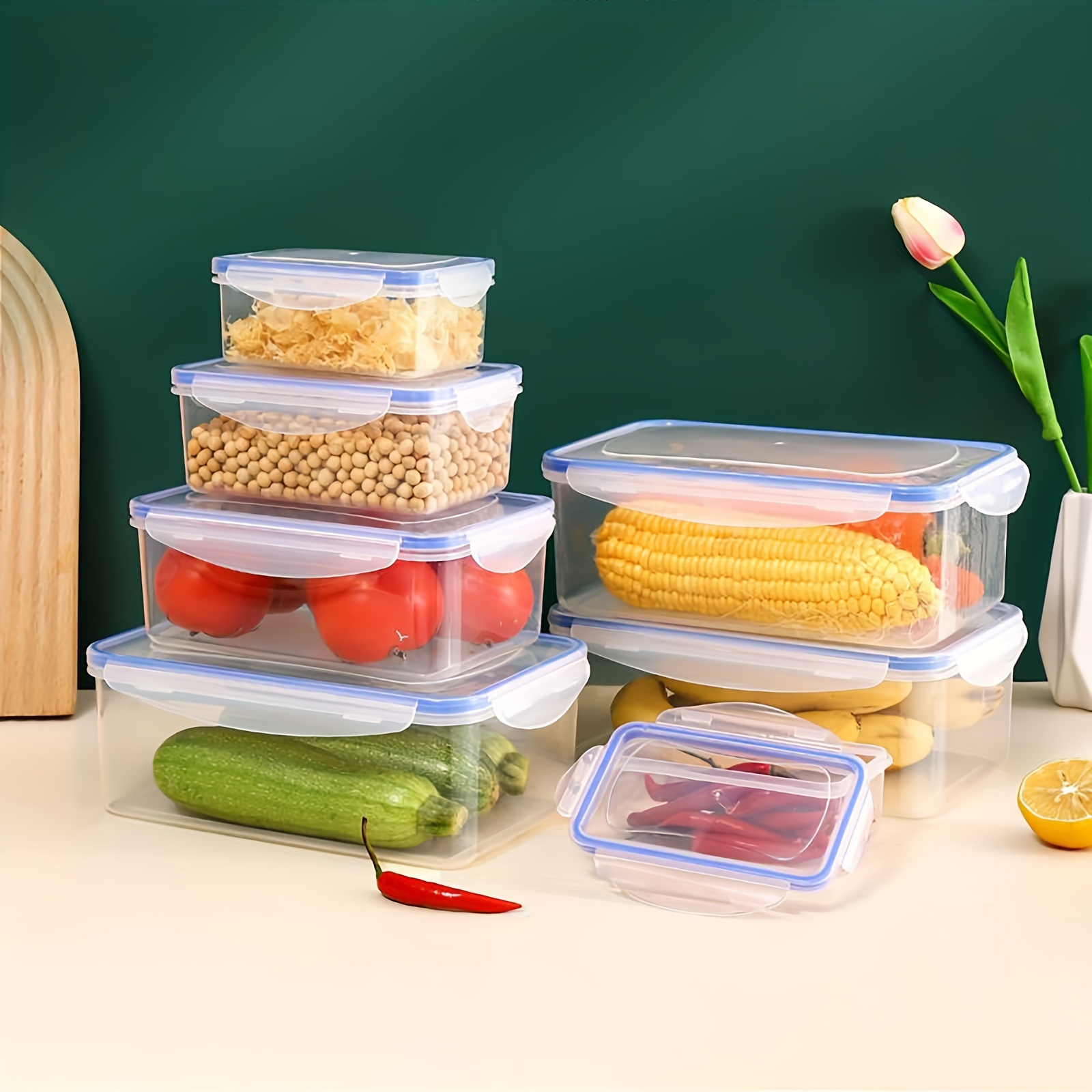 150ML PP Moisture-proof Food Storage Case Organize Kitchen Storage Box Small  Plastic Containers Airtight Food