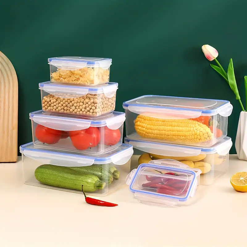 Transparent Food Storage Box Plastic Storage Box Moisture - Temu