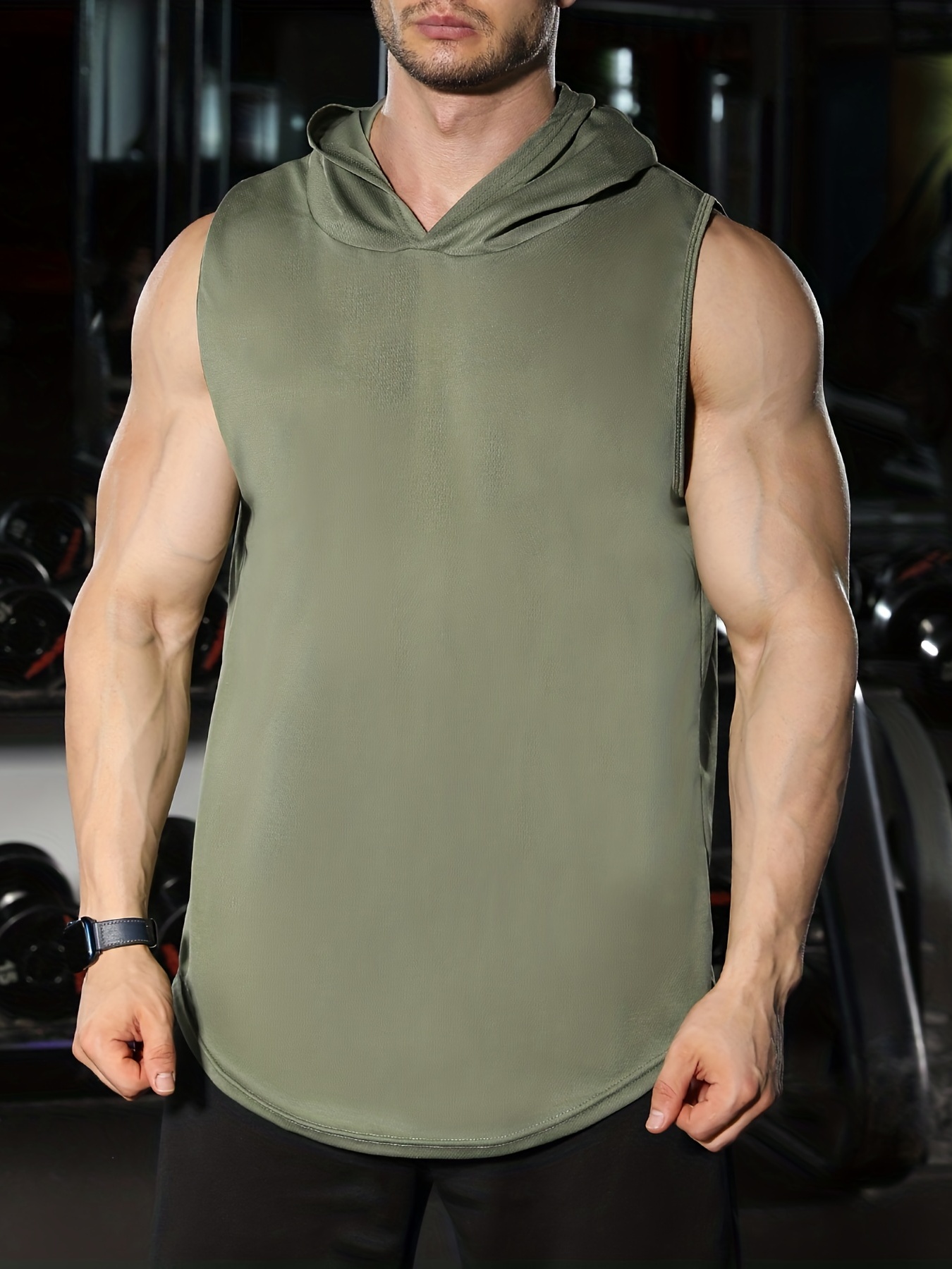 Sleeveless hoodie best sale mens for summer