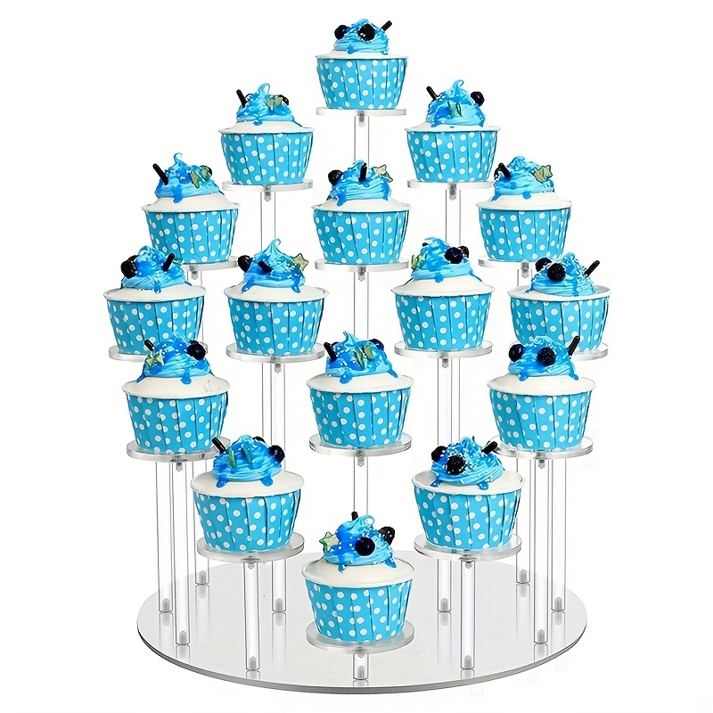 Acrylic Cupcake Stands For 16 Cupcakes Display Stand, Cupcake Holder  Dessert Stand Pastry Serving Platter Display For Party Wedding Birthday  Holidays Christmas Temu Australia