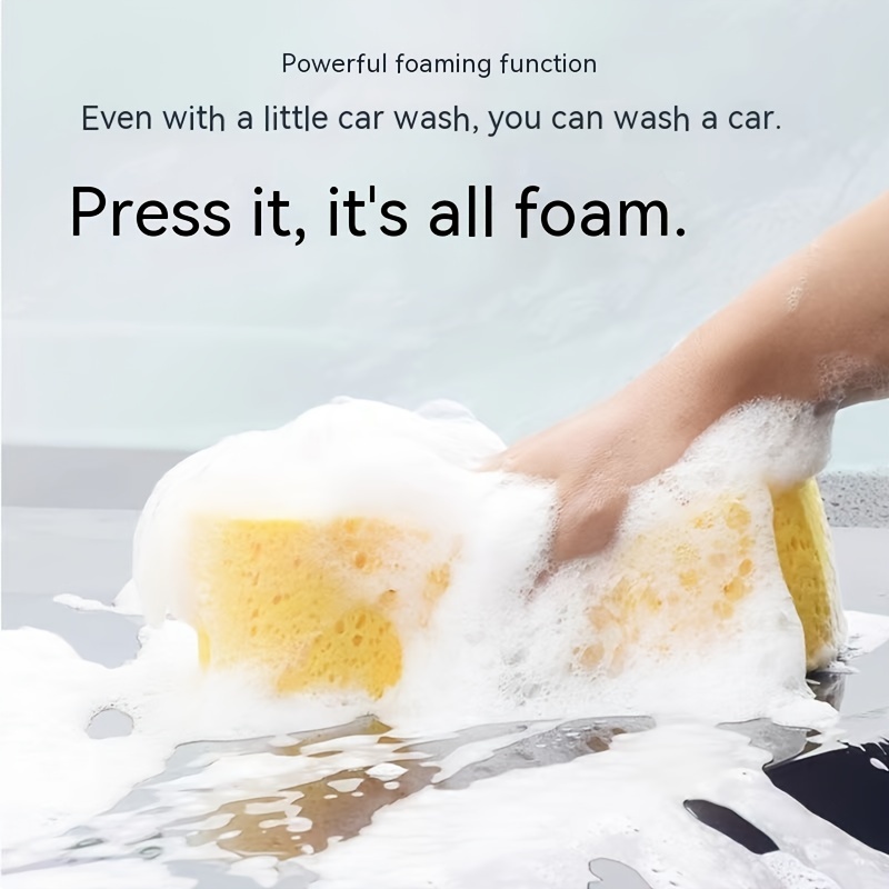 Car Wash Sponge Extra Large Water Absorbing And - Temu