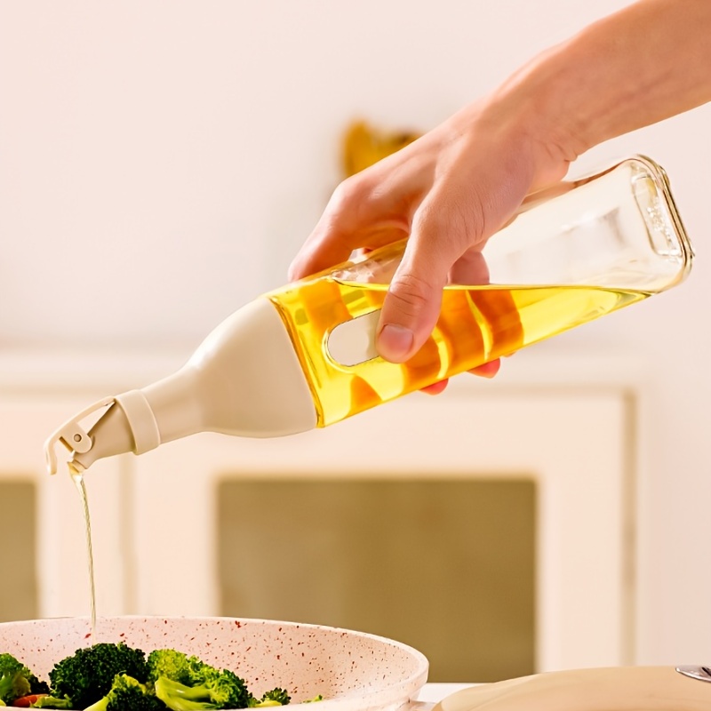 Automatic Leak proof Glass Oil Pot Kitchen Household Use - Temu