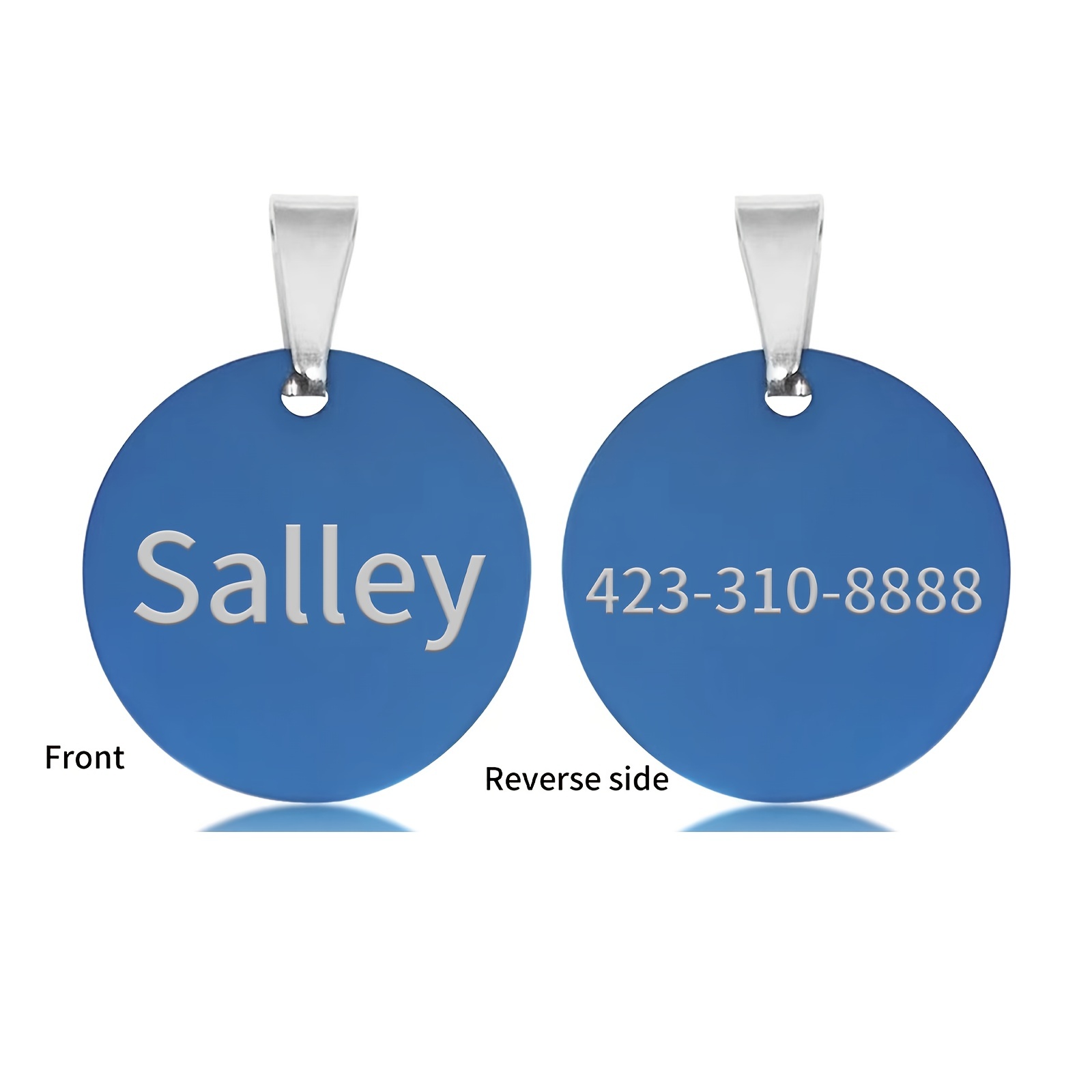 Lettering Dog Tags, Dog Tags, Customized Pet Names And Contact