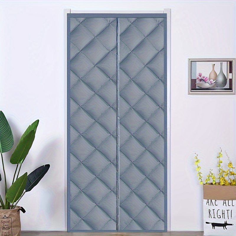 1PC Magnetic Thermal Insulated Door Cover Curtain, Ultra-Durable Doorway  Curtain Temporary Door Insulation To Keep Warm In Winter And Cool In  Summer, Soundproof Windproof Door Blanket